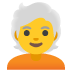 person, white hair